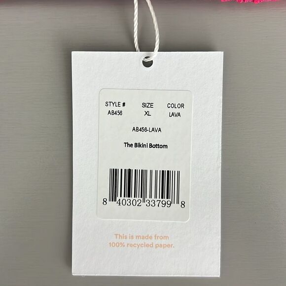 NWT Andie Swim Bikini Bottom in Lava Size XL - Picture 3 of 9